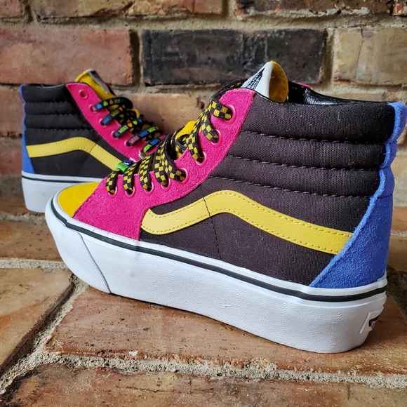 Vans Multicolor High-Top Athletic Shoes - Picture 12 of 14